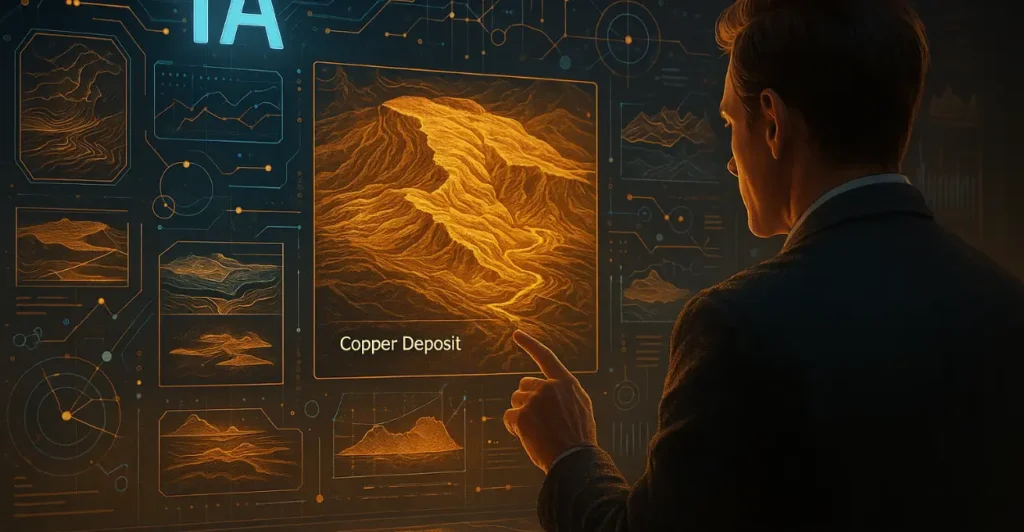 Uma nova corrida do cobre? Inteligência Artificial revela achado monumental Artificial revela achado