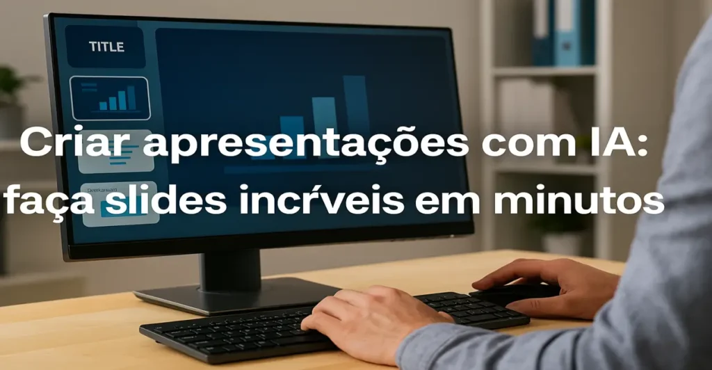 Criar apresentações com IA: faça slides incríveis em minutos Criar apresentações com IA: faça slides incríveis em minutos
