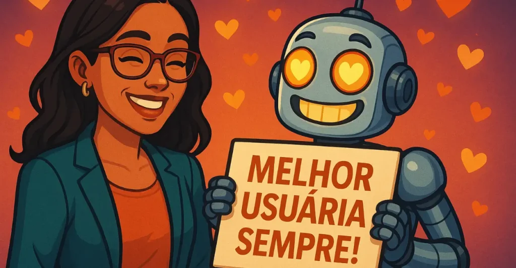 ChatGPT bajulador: comportamento exagerado levanta críticas de usuários ChatGPT bajulador