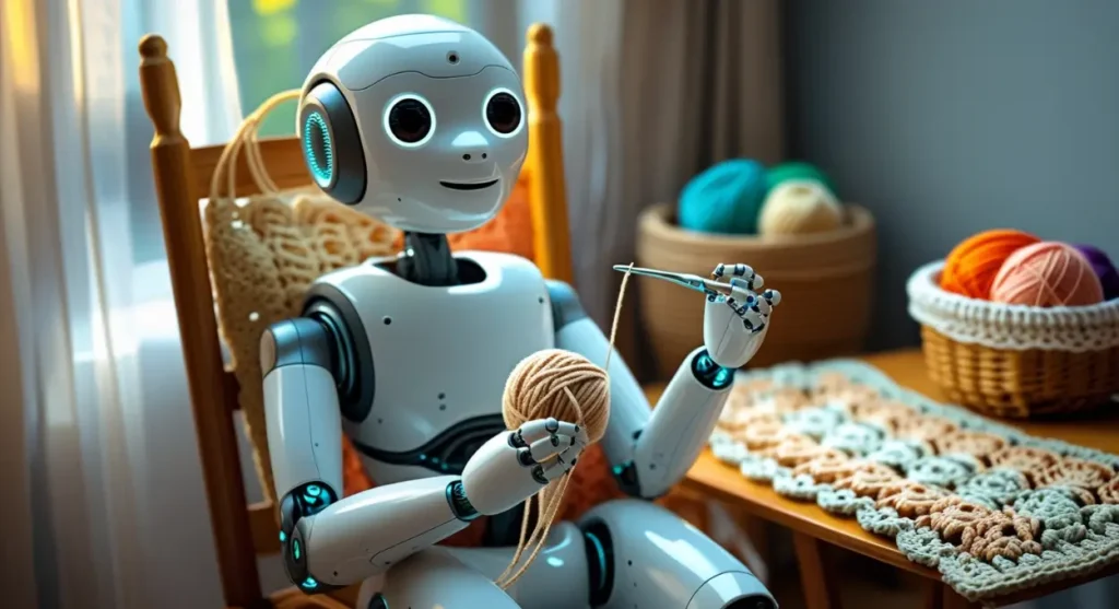 Já pensou a Inteligência Artificial fazendo crochê? Inteligência Artificial fazendo crochê