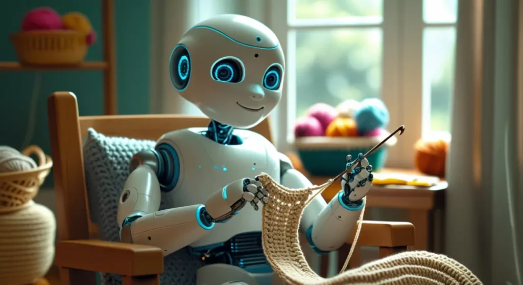 Já pensou a Inteligência Artificial fazendo crochê? Inteligência Artificial fazendo crochê