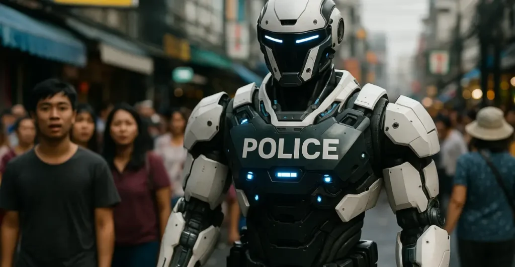 Robo Policial com ia
