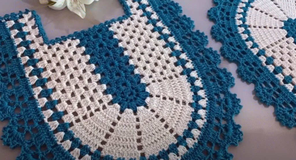 Tapete Pé do Vaso - Jogo de Banheiro Fácil, Econômico e que Vende Muito Tapete de banheiro de crochê