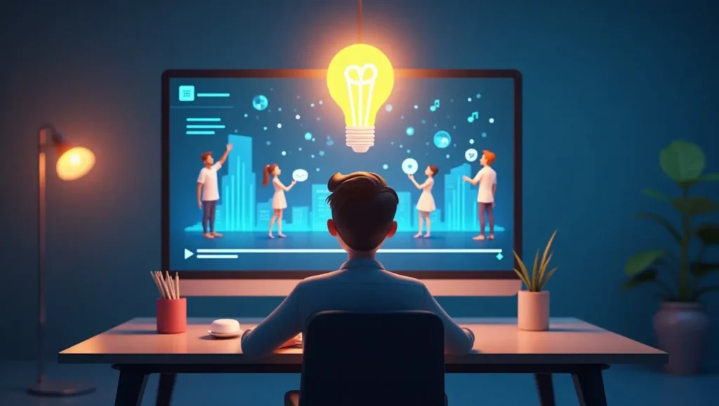 criar vídeos com IA