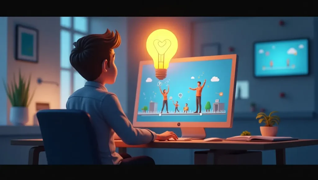 criar vídeos com IA