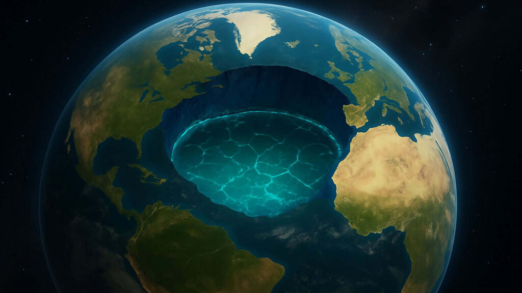 Estudo revela indícios de vasto reservatório de água sob a Terra