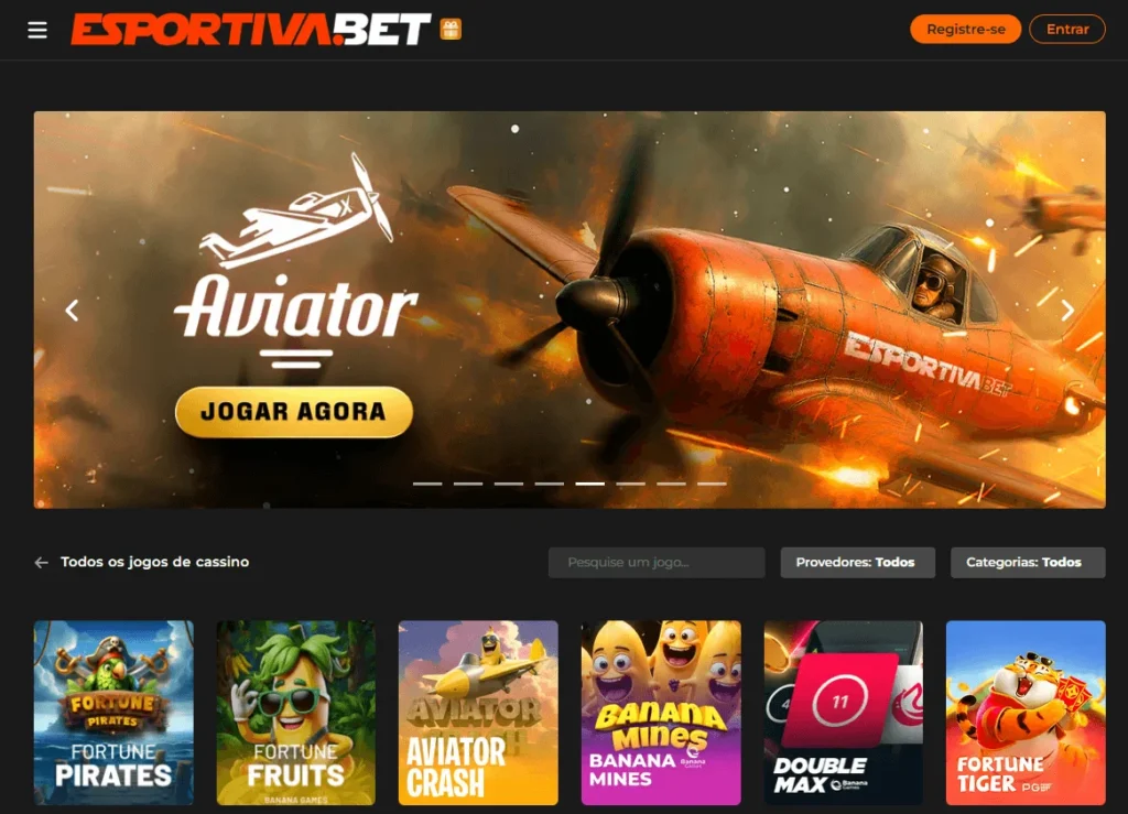 Esportiva Bet amplia catálogo de jogos e aceita depósitos desde R$1 Esportiva Bet amplia catálogo de jogos e aceita depósitos desde R$1