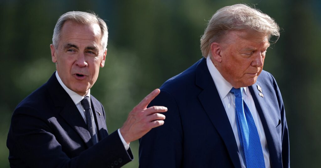 Carney elogia Trump e despacha ministros à Suécia por caças Carney elogia Trump e despacha ministros à Suécia por caças