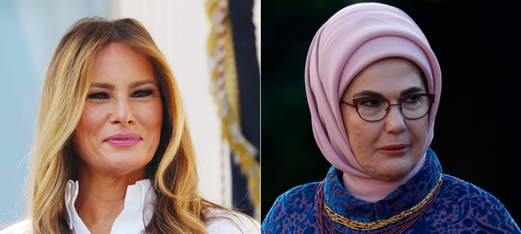 Emine Erdogan cobra Melania Trump por crianças em Gaza Emine Erdogan cobra Melania Trump por crianças em Gaza