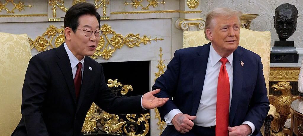 Lee Jae Myung se encontra com Trump e evita tensão Lee Jae Myung se encontra com Trump e evita tensão