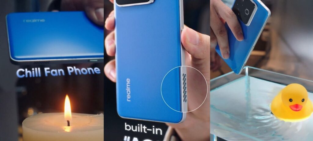 Smartphone com ar-condicionado: Realme revela Chill Fan Smartphone com ar-condicionado: Realme revela Chill Fan