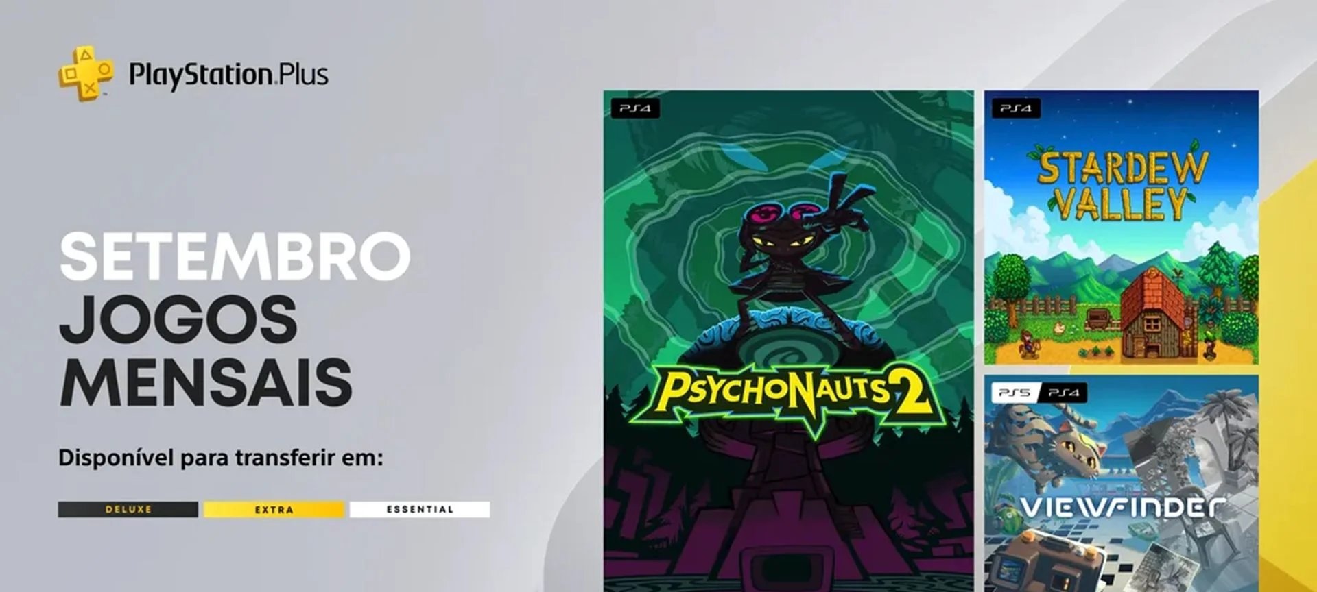 PS Plus Essential de setembro: veja os três jogos grátis PS Plus Essential de setembro: veja os três jogos grátis - Imagem do artigo