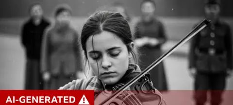 Imagens do Holocausto geradas por IA viram lucro no Facebook Imagens do Holocausto geradas por IA viram lucro no Facebook - Imagem do artigo original