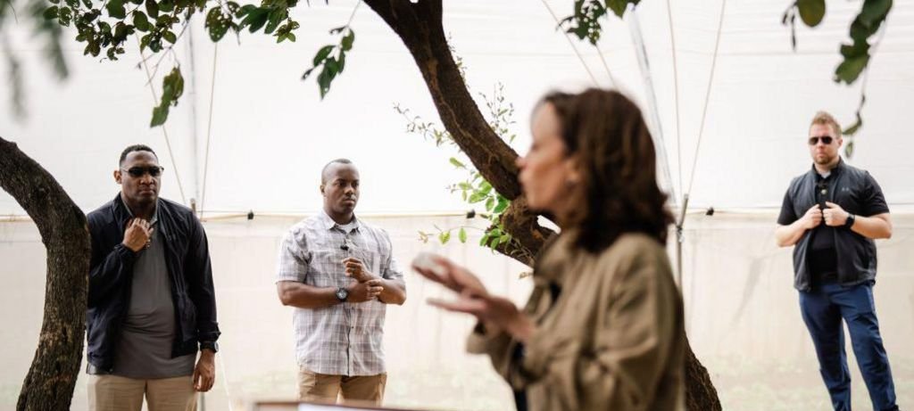 Serviço Secreto de Kamala Harris é suspenso por Trump Serviço Secreto de Kamala Harris é suspenso por Trump