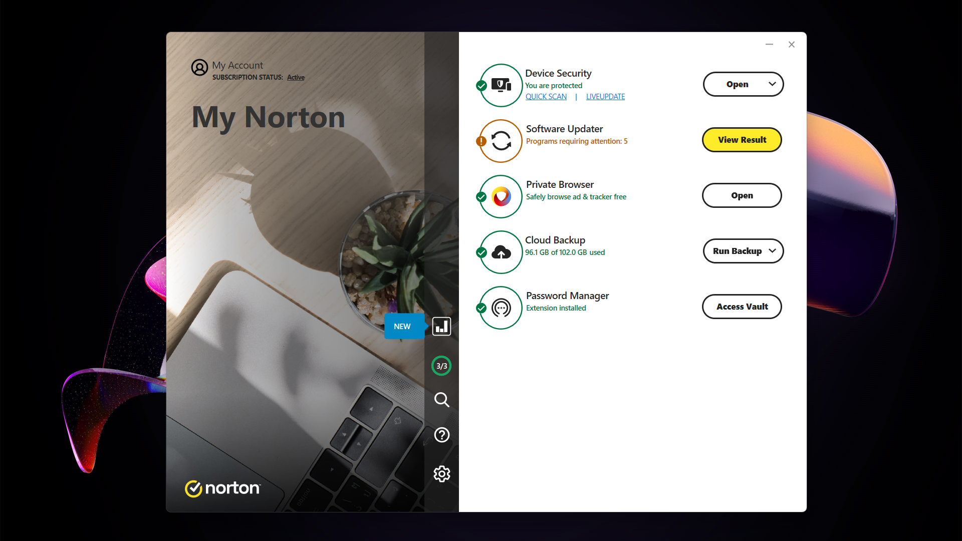 Norton Antivirus Plus oferece proteção completa num único dispositivo por 30 dólares Norton Antivirus Plus oferece proteção completa num único dispositivo por 30 dólares - Imagem do artigo original