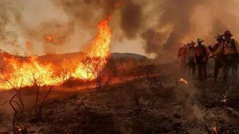 Incêndio Canyon obriga retirada de milhares e avança na Califórnia Incêndio Canyon obriga retirada de milhares e avança na Califórnia - Imagem do artigo original