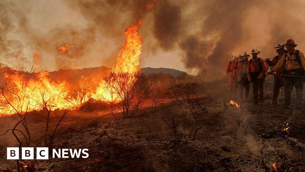 Incêndio Canyon obriga retirada de milhares e avança na Califórnia Incêndio Canyon obriga retirada de milhares e avança na Califórnia