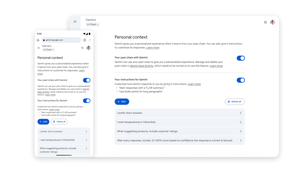 Google muda definições do Gemini e passa a usar ficheiros dos utilizadores para treinar IA Google muda definições do Gemini e passa a usar ficheiros dos utilizadores para treinar IA