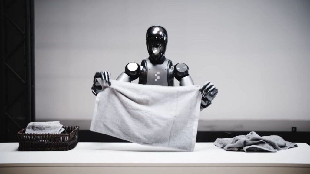 Robô humanoide da Figure dobra roupa com IA Helix e avança nas tarefas domésticas Robô humanoide da Figure dobra roupa com IA Helix e avança nas tarefas domésticas