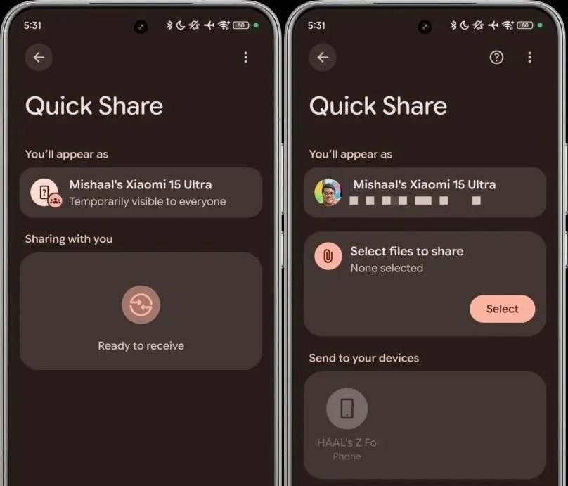 Google ativa novo Quick Share com separação Enviar/Receber em todo o Android Google ativa novo Quick Share com separação Enviar/Receber em todo o Android