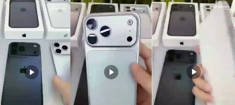 Vídeo mostra iPhone 17 Pro Max em linha de montagem e confirma novo módulo de câmaras Vídeo mostra iPhone 17 Pro Max em linha de montagem e confirma novo módulo de câmaras