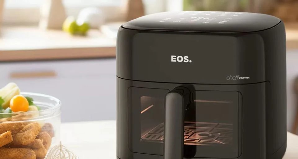 Air Fryer EOS de 6,2 L cai para R$ 260 na Amazon e oferece cinco modos de cozedura Air Fryer EOS de 6,2 L cai para R$ 260 na Amazon e oferece cinco modos de cozedura
