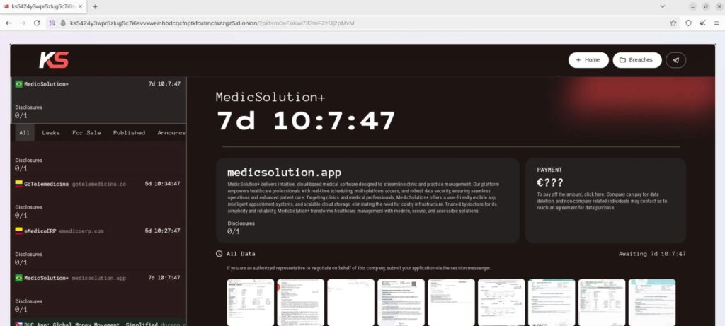 Vazamento de dados médicos expõe 94 mil arquivos no Brasil Vazamento de dados médicos expõe 94 mil arquivos no Brasil