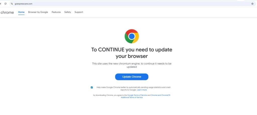Golpe de atualização do Google Chrome permite controle de PCs Golpe de atualização do Google Chrome permite controle de PCs