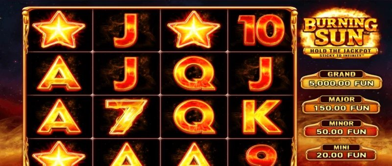 Burning Sun: slot espacial oferece jackpots de 5.000x Burning Sun: slot espacial oferece jackpots de 5.000x