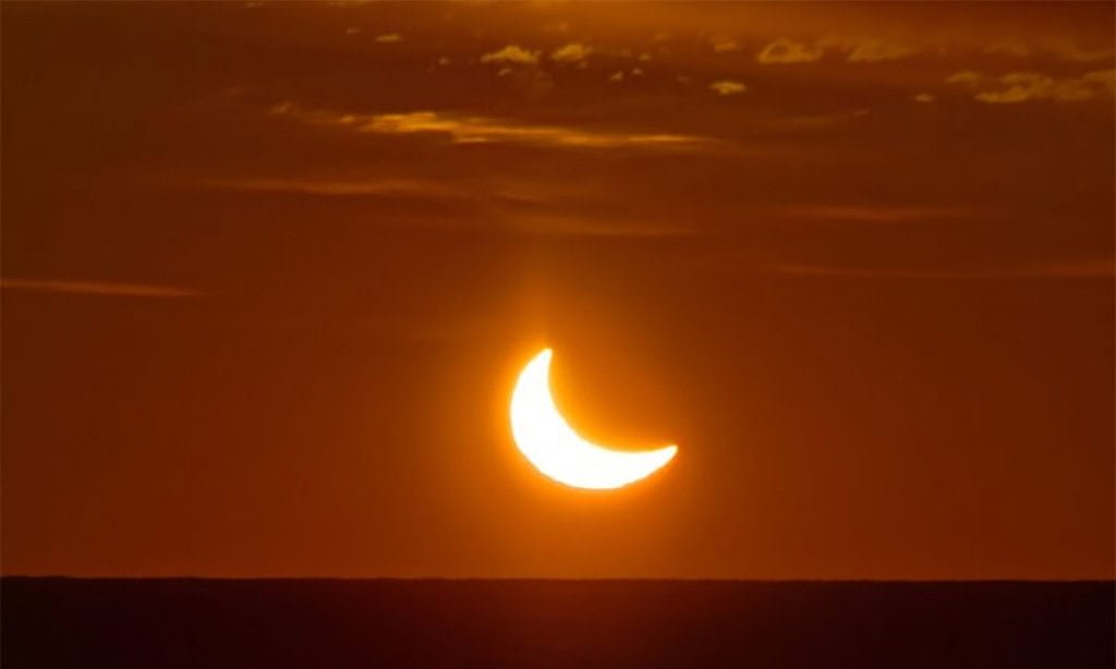 Eclipse solar parcial ao vivo: veja transmissão hoje, 21/9 Eclipse solar parcial ao vivo: veja transmissão hoje, 21/9