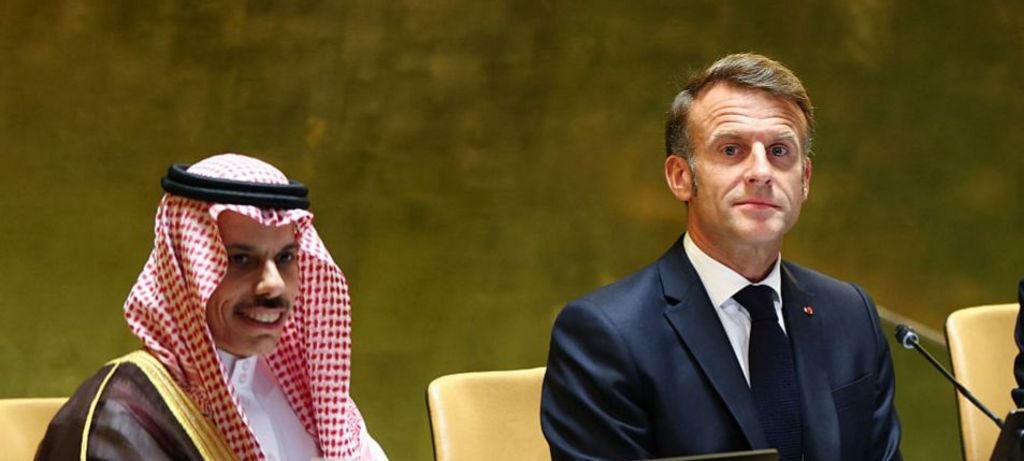 França reconhece Estado da Palestina em cúpula na ONU França reconhece Estado da Palestina em cúpula na ONU