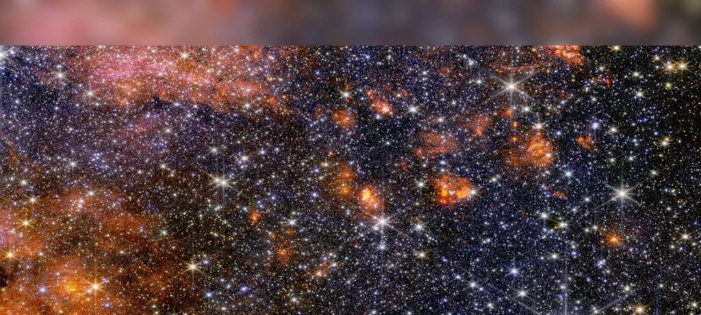 James Webb detalha berçário estelar Sagittarius B2 James Webb detalha berçário estelar Sagittarius B2