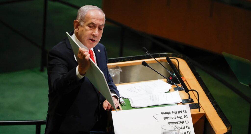 Netanyahu na ONU enfrenta boicote de delegações globais Netanyahu na ONU enfrenta boicote de delegações globais