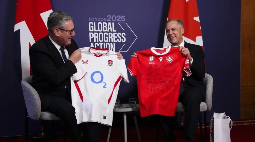 Carney visita Reino Unido em busca de parcerias globais Carney visita Reino Unido em busca de parcerias globais