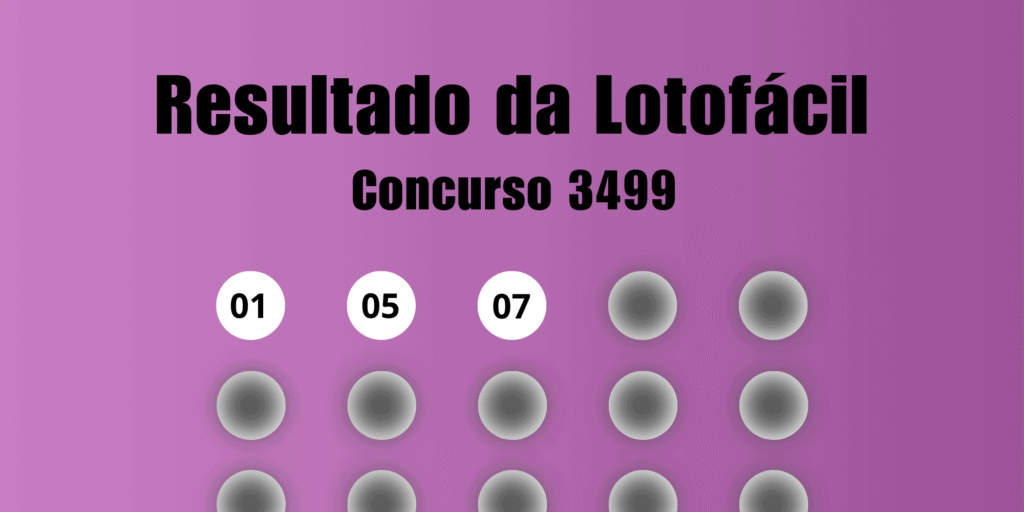 Resultado Lotofácil 3499: veja números e ganhadores Resultado Lotofácil 3499: veja números e ganhadores