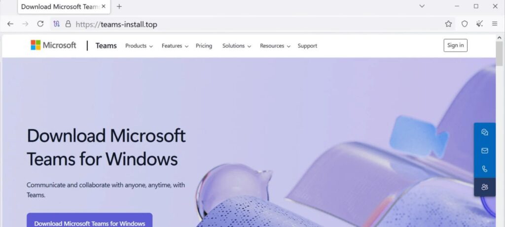 Falso Microsoft Teams instala backdoor Oyster em computadores Falso Microsoft Teams instala backdoor Oyster em computadores