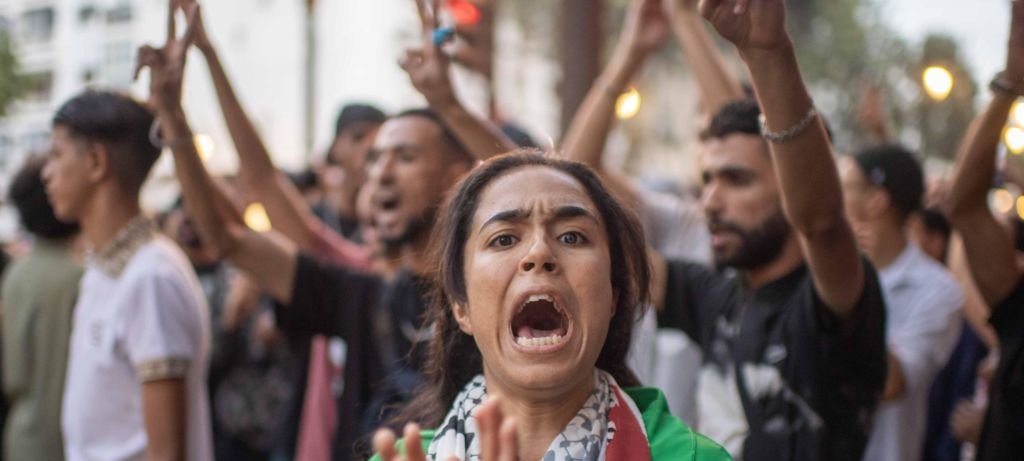 Protestos da Gen Z no Marrocos exigem saúde antes da Copa Protestos da Gen Z no Marrocos exigem saúde antes da Copa