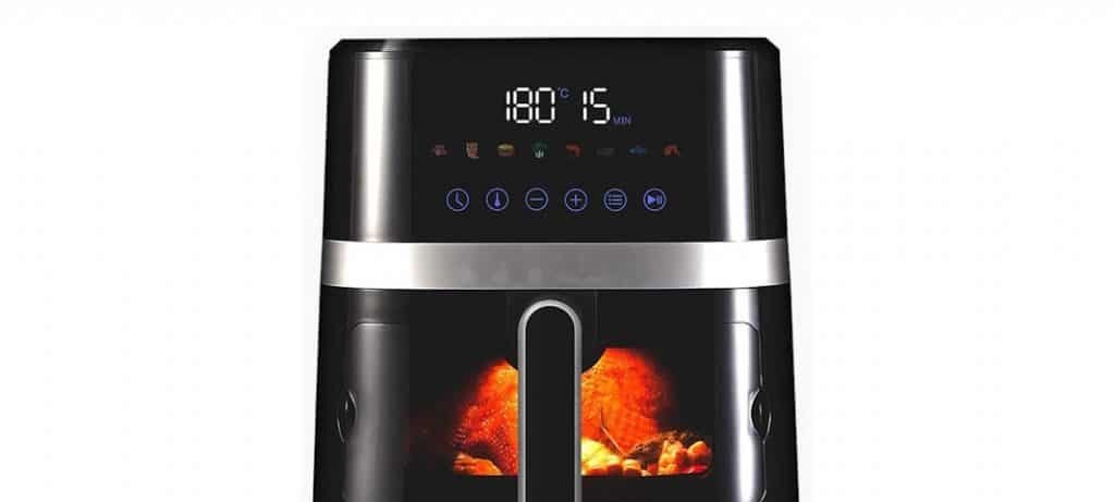 Air fryer 5,5 litros Gaabor em oferta com visor transparente Air fryer 5,5 litros Gaabor em oferta com visor transparente