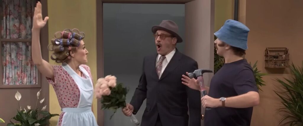 SNL homenageia Chaves com Bad Bunny e Jon Hamm SNL homenageia Chaves com Bad Bunny e Jon Hamm