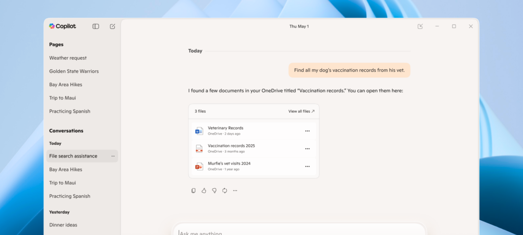 Copilot do Windows ganha conexão com Gmail e Drive Copilot do Windows ganha conexão com Gmail e Drive