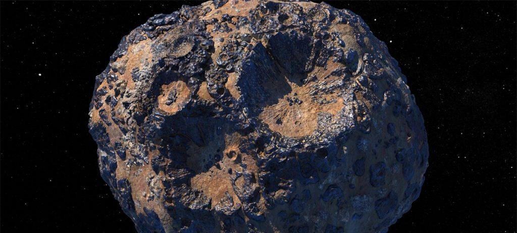 Asteroide Psyche pode ter brilho de vulcanismo metálico Asteroide Psyche pode ter brilho de vulcanismo metálico