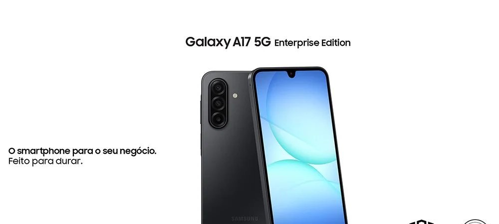Galaxy A17 5G Enterprise Edition chega ao Brasil com sete anos de atualizações e garantia estendida Galaxy A17 5G Enterprise Edition chega ao Brasil com sete anos de atualizações e garantia estendida