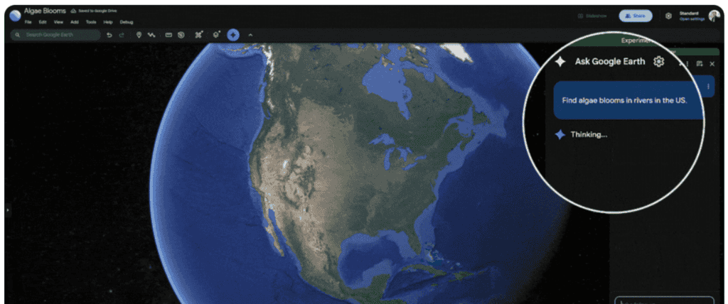 Google Earth incorpora IA do Gemini para mapear riscos e apoiar resposta a desastres naturais Google Earth incorpora IA do Gemini para mapear riscos e apoiar resposta a desastres naturais