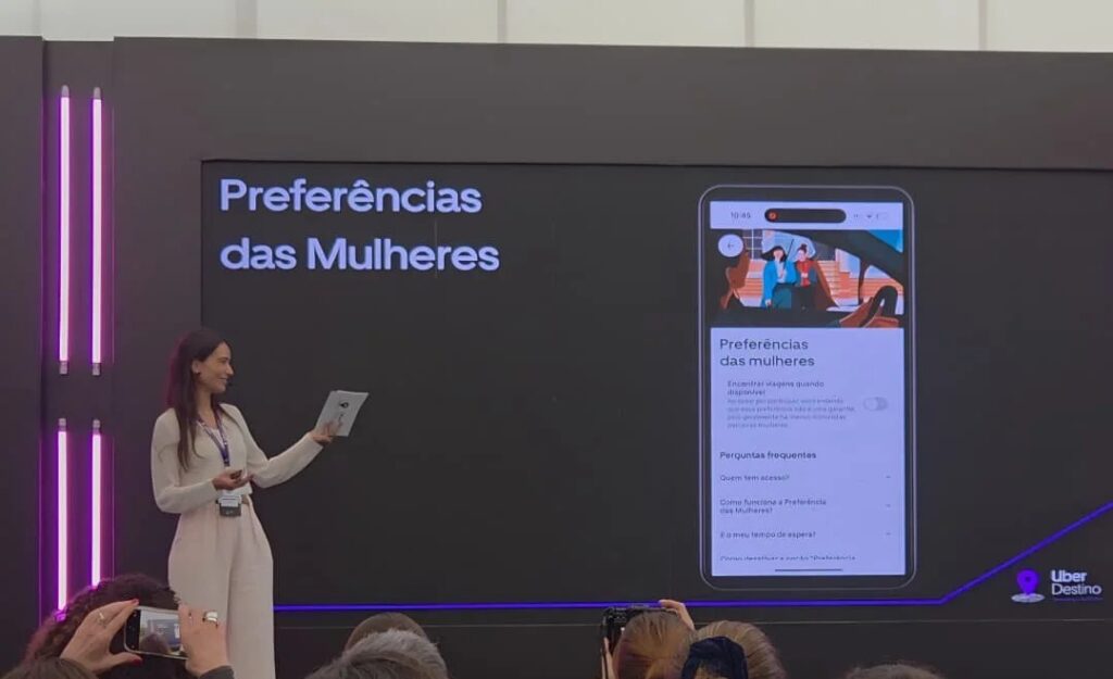 Uber lança recurso que permite passageiras escolher motoristas mulheres em sete cidades brasileiras