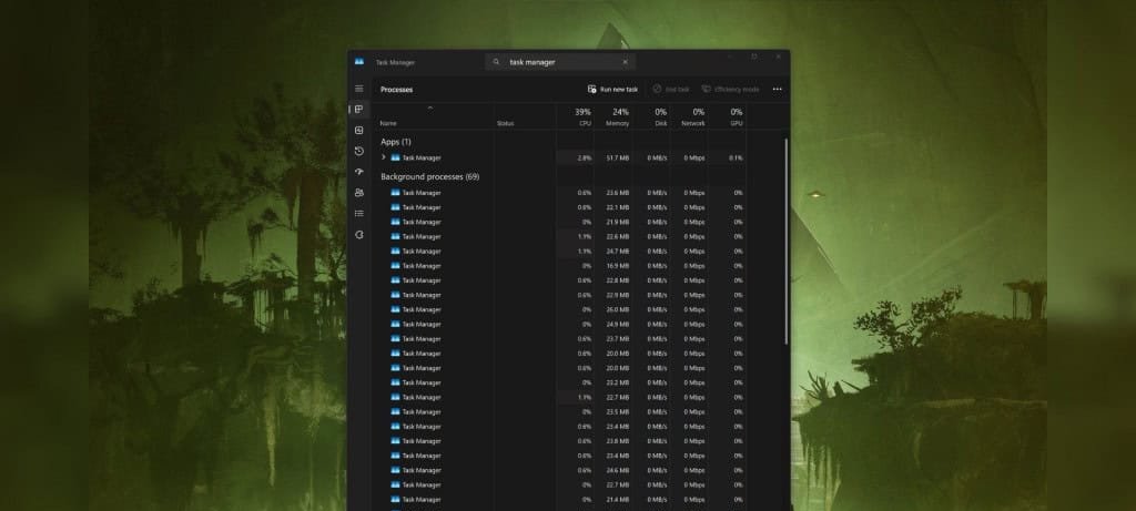 Atualização opcional do Windows 11 gera bug que multiplica o Gerenciador de Tarefas e sobrecarrega PCs Atualização opcional do Windows 11 gera bug que multiplica o Gerenciador de Tarefas e sobrecarrega PCs