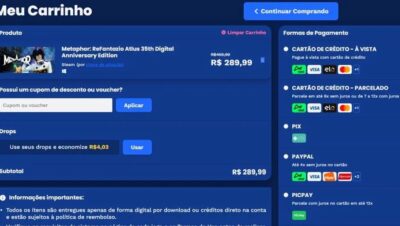 Nuuvem anuncia descontos de até 91% em jogos da Steam e facilita pagamento parcelado