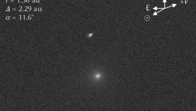 Primeira imagem do cometa interestelar 3I/ATLAS depois do periélio revela retorno ao céu noturno