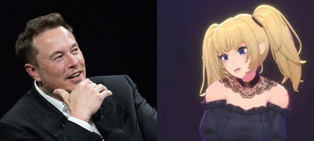 Funcionários da xAI foram obrigados a ceder rostos e vozes para treinar Ani, chatbot de aparência anime ligado a Elon Musk