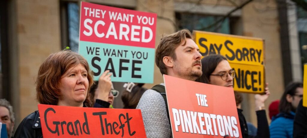 Demissões de equipe de GTA 6 geram protestos nas sedes da Rockstar e da Take-Two Demissões de equipe de GTA 6 geram protestos nas sedes da Rockstar e da Take-Two