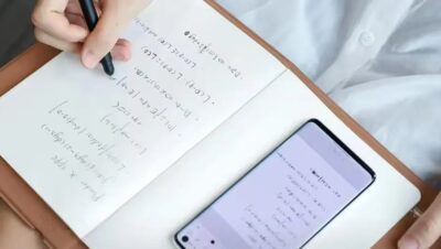 Caderno inteligente Huion Note integra papel e digitalização em tempo real com conexão Bluetooth